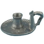 (*) Dollhouse Colonial Candleholder