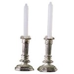 (&amp;sect;) Disc $3 Off - Set of Elaborate Silver Candlesticks