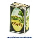 (&amp;sect;) Disc .60&amp;cent; Off - Vintage Style Gold Band Coffee Box