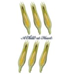 (*) Dollhouse  6 pc Ears of Corn