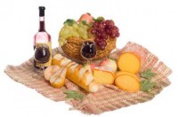 Dollhouse French Bread & Fruit Picnic
