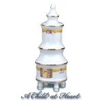 (*) Dollhouse Porcelain Stove by Reutter- Choice of Pattern - 