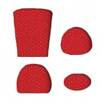 (*) Miniature Dollhouse Chair Cushion (Kit)- Choice of Color -