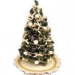 Dollhouse Victorian Christmas Tree- Choice of Color -