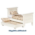 Dollhouse Double Trundle Bed- Choice of Finish -