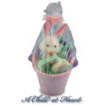 (*) Dollhouse Filled Wrapped Easter Pail