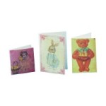 (*) Dollhouse Miniature Easter Cards