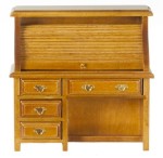 Dollhouse Small Roll Top Desk - Walnut