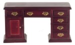 Dollhouse Knee Hole Desk - Mahogany