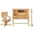(&amp;sect;) Disc. $10 Off - Dollhouse 3 pc Office Set