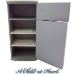 Dollhouse Stainless Steel Refrigerator