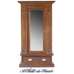 Dollhouse Mirrored Armoire