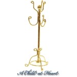 Dollhouse Brass Coat Tree