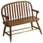Dollhouse Colonial Windsor Bench