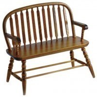 Dollhouse Colonial Windsor Bench