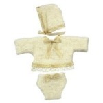Dollhouse Beige Baby Suit w/ Hat