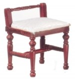 Dollhouse Mahogany Vanity or Vanity Stool or Set