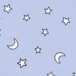 (&amp;sect;) Disc 50% Off - 3 Shts Blue Stars &amp; Moon Paper