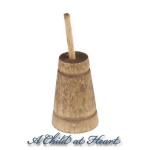 Dollhouse Butter Churn (Wood)