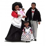 (&amp;sect;) Sale $14 Off - Victorian African American Doll Family