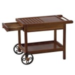 (*) Dollhouse Patio Rolling Cart