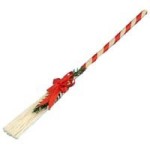 Dollhouse Decorated Christmas Broom
