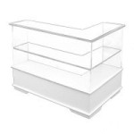 (  ) L Shape 2 Tier Display Counter- Choice of Style -