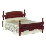 Dollhouse Mahogany Bed