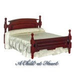 Dollhouse Mahogany Bed