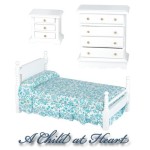 Dollhouse Kids White Bedroom
