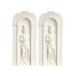 Dollhouse 2 pc Roman Soldier Niche
