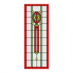 Simulated Stain Glass Insert for Door
