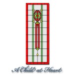 Simulated Stain Glass Insert for Door