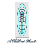 Simulated Stain Glass Insert for Door