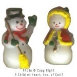 (*) Dollhouse Frosty Snowman (Resin)