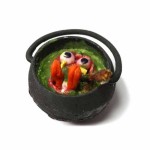 Dollhouse Filled Witch's Cauldron
