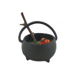 Dollhouse Filled Witch's Cauldron