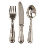 Dollhouse 12 pc. Flatware, Silver