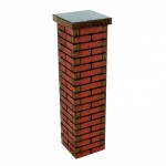 Dollhouse Large Brick Column