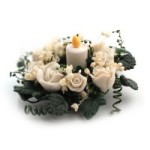 Centerpiece - Red or White Flowers