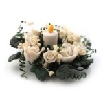 Centerpiece - Red or White Flowers