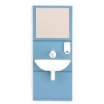 Dollhouse Wall Mounted Hand-wash Sink Unit