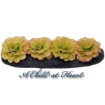 Dollhouse Red Leaf Lettuce Garden Bed