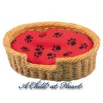 (*) Dollhouse Oval Pet Basket - Large