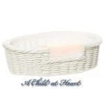 (*) Dollhouse Oval Pet Basket - Large