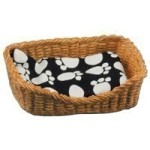 (*) Dollhouse Pet Basket - Rectangular