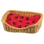 (*) Dollhouse Pet Basket - Rectangular