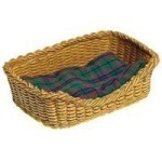 (*) Dollhouse Pet Basket - Rectangular