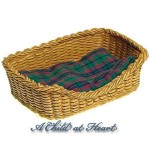 (*) Dollhouse Pet Basket - Rectangular