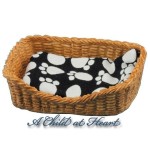 (*) Dollhouse Pet Basket - Rectangular